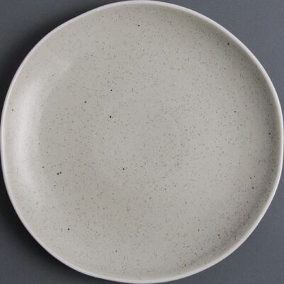 Olympia Chia Plate - 27cm, Beige - Set of 6 Olympia Chia Plate - 27cm, Beige - Set of 6