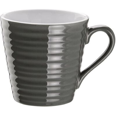 Set Tazze da Caffè Olympia DH634 Grigio - 340ml - 6 pezzi Set Tazze da Caffè Olympia DH634 Grigio - 340ml - 6 pezzi