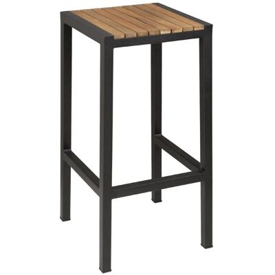 Taburetes de acero y madera de acacia Bolero - 750mm - Pack de 2 Taburetes de acero y madera de acacia Bolero - 750mm - Pack de 2