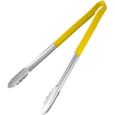 Vogue Yellow 405mm Serving Tongs - Serving Utensils Vogue Yellow 405mm Serving Tongs - Serving Utensils