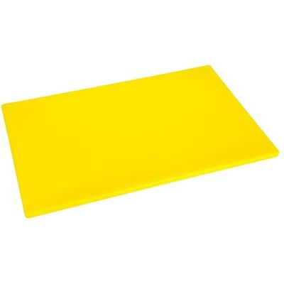Tabla de cortar antibacterial amarilla Hygiplas - 450x300x10 mm Tabla de cortar antibacterial amarilla Hygiplas - 450x300x10 mm