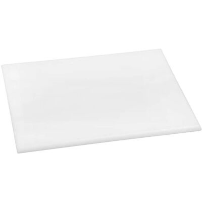 Planche à découper blanche Hygiplas 300x225x12 mm à haute densité - Sécurité alimentaire - Publicité Planche à découper blanche Hygiplas 300x225x12 mm à haute densité - Sécurité alimentaire - Publicité