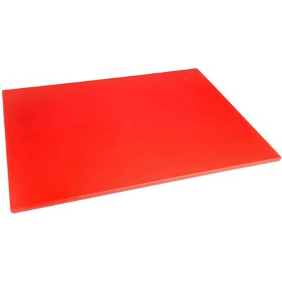 Tabla de Cortar Roja Hygiplas - 600x450mm, Polietileno de Baja Densidad - Prevención de Contaminación Cruzada Tabla de Cortar Roja Hygiplas - 600x450mm, Polietileno de Baja Densidad - Prevención de Contaminación Cruzada