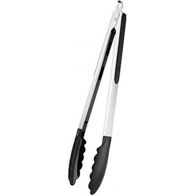 Cucharón Vogue con Mango Negro en Acero Inoxidable - 435 ml - 340 mm Cucharón Vogue con Mango Negro en Acero Inoxidable - 435 ml - 340 mm