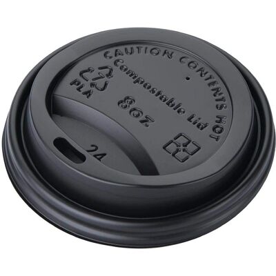 Fiesta Compostable Coffee Cup Lid - 225ml Pack 50 Fiesta Compostable Coffee Cup Lid - 225ml Pack 50
