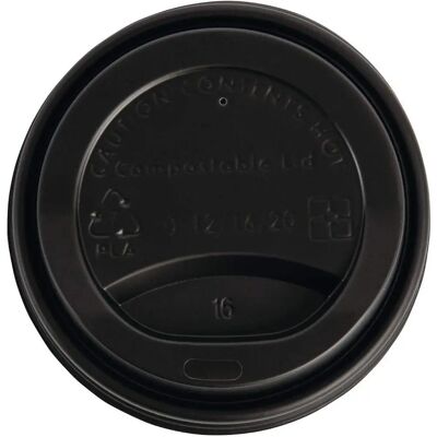 Fiesta Green Compostable Coffee Cup Lids - 34cl - 50 pcs Fiesta Green Compostable Coffee Cup Lids - 34cl - 50 pcs