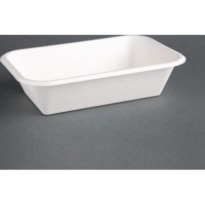 Fiesta Eco Compostable Bagasse Food Container - 215mm - 50 pcs Fiesta Eco Compostable Bagasse Food Container - 215mm - 50 pcs