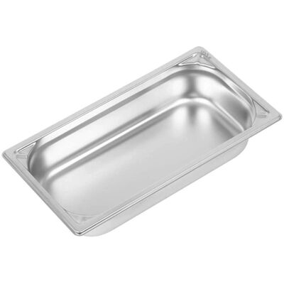 Bandeja de Acero Inoxidable GN 1/3 Vogue - Equipo de Cocina Duradero Bandeja de Acero Inoxidable GN 1/3 Vogue - Equipo de Cocina Duradero