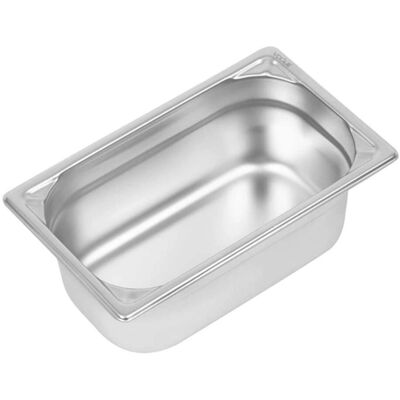 Vogue Bandeja de Acero Inoxidable GN 1/4 - Equipo de Cocina Vogue Bandeja de Acero Inoxidable GN 1/4 - Equipo de Cocina