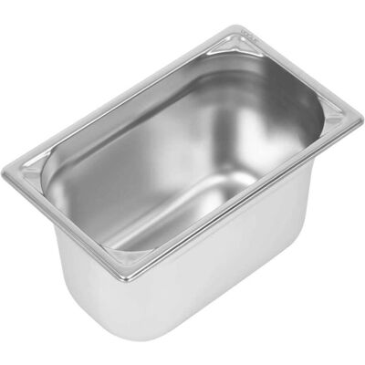 Vogue Bandeja de Acero Inoxidable GN 1/4 - 4L, 150mm Vogue Bandeja de Acero Inoxidable GN 1/4 - 4L, 150mm