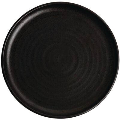 Olympia Canvas svarta runda tallrikar - 26,5cm servis Olympia Canvas svarta runda tallrikar - 26,5cm servis