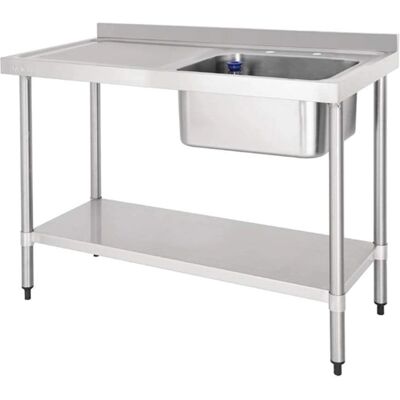 Vogue - RVS spoeltafel - 100x60cm - sinistra - Rinse table Vogue - RVS spoeltafel - 100x60cm - sinistra - Rinse table