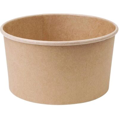 Fiesta Green Bowl de ensalada Kraft compostable 1L Fiesta Green Bowl de ensalada Kraft compostable 1L