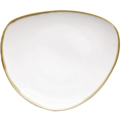 Olympia Kiln Chalk White Triangular Dinnerware Set - 6 Pieces Olympia Kiln Chalk White Triangular Dinnerware Set - 6 Pieces