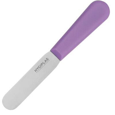 Hygiplas Violet 100mm Stainless Steel Kitchen Spatula - Kitchen Knife Hygiplas Violet 100mm Stainless Steel Kitchen Spatula - Kitchen Knife