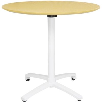 Bolero - Folding Polypropylene Table 800mm - Mustard Yellow Bolero - Folding Polypropylene Table 800mm - Mustard Yellow
