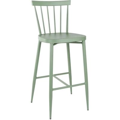 Bolero - Windsor - Aluminium - Vert - Tabouret de bar - Publicité Bolero - Windsor - Aluminium - Vert - Tabouret de bar - Publicité