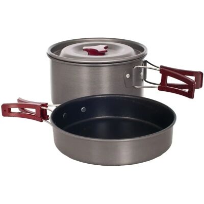 Set de gătit din oțel inoxidabil Reheat de la Trespass - Negru - Dimensiune unică Set de gătit din oțel inoxidabil Reheat de la Trespass - Negru - Dimensiune unică