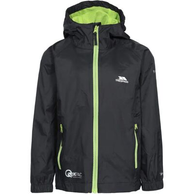 Veste imperméable pour enfants Trespass Qikpac - Noir - Taille 5-6 ans - Publicité Veste imperméable pour enfants Trespass Qikpac - Noir - Taille 5-6 ans - Publicité