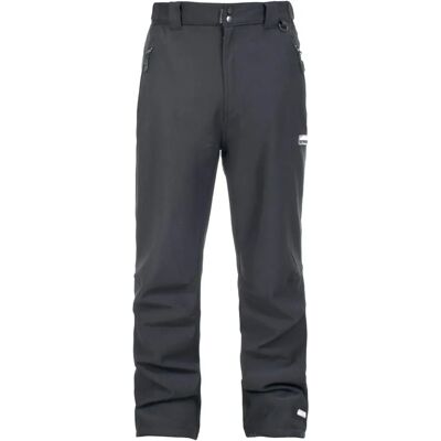 Trespass Hemic Water Resistant Softshell Trousers - Black - L Trespass Hemic Water Resistant Softshell Trousers - Black - L