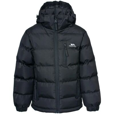 Trespass Jungen Tuff Gepolstertes Jacke - Schwarz - Kinder Wintermantel Trespass Jungen Tuff Gepolstertes Jacke - Schwarz - Kinder Wintermantel