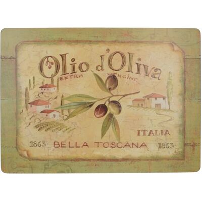 Creative Tops Olio D'Oliva Pack Of 4 Large Premium Placemats - Sets de nappes Creative Tops Olio D'Oliva Pack Of 4 Large Premium Placemats - Sets de nappes