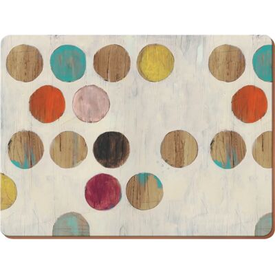 Creative Tops Pack de 4 grands sets de napperons de qualité supérieure - Set de 4 sousplat rétro Creative Tops Pack de 4 grands sets de napperons de qualité supérieure - Set de 4 sousplat rétro