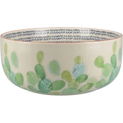 Mikasa Drift Salad Bowl - Ceramic, 24cm, Blue Mikasa Drift Salad Bowl - Ceramic, 24cm, Blue