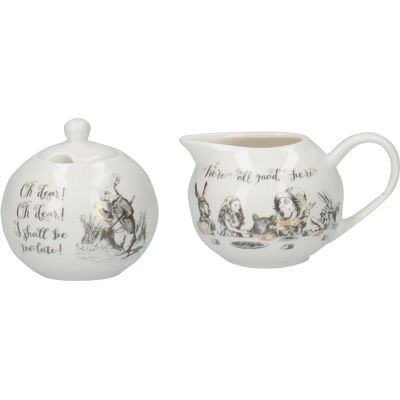 Victoria and Albert Sockerburk och Kremkanna - Fint Porslin Victoria and Albert Sockerburk och Kremkanna - Fint Porslin