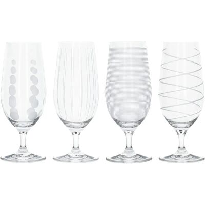 Mikasa Cheers Pack Of 4 Stemmed Pilsner Glasses - Pilsner Glasses Mikasa Cheers Pack Of 4 Stemmed Pilsner Glasses - Pilsner Glasses