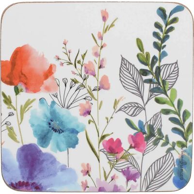 Creative Tops Meadow Floral Pack de 6 sous-verres - 10,5cm - Protecteur de surface Creative Tops Meadow Floral Pack de 6 sous-verres - 10,5cm - Protecteur de surface