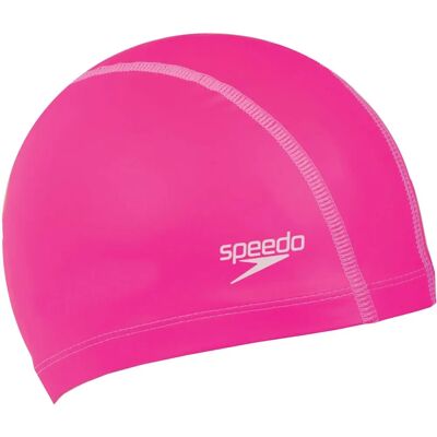 Touca de natação rosa Speedo - Adulto - Hidrodinâmica, Confortável, Durável Touca de natação rosa Speedo - Adulto - Hidrodinâmica, Confortável, Durável