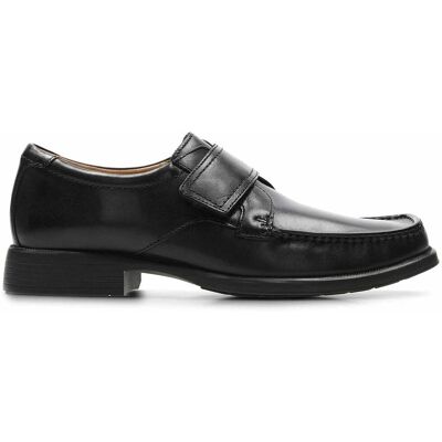 Clarks Huckley Roll Heren Zwarte Leren Schoenen - Maat UK 10 Clarks Huckley Roll Heren Zwarte Leren Schoenen - Maat UK 10