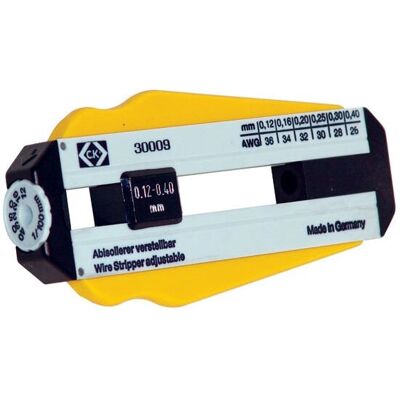 C.K Tools 330009 Kabelabisolierer - Einstellbar, Kompakt, Mehrfarbiger Griff C.K Tools 330009 Kabelabisolierer - Einstellbar, Kompakt, Mehrfarbiger Griff