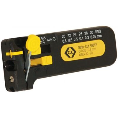 CK Tools 330012 Drahtabisolierer - Einstellbar für 6 Durchmesser - Präzise, schadfrei CK Tools 330012 Drahtabisolierer - Einstellbar für 6 Durchmesser - Präzise, schadfrei