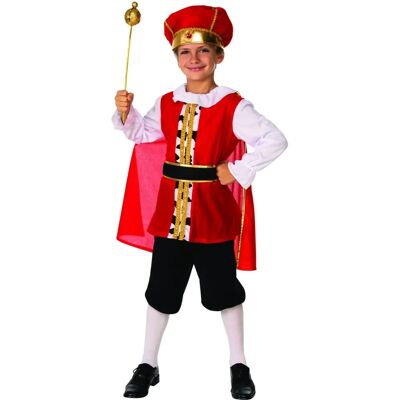 Bristol Novelty König Kostüm für Jungen - Mittelalter, Rot Bristol Novelty König Kostüm für Jungen - Mittelalter, Rot