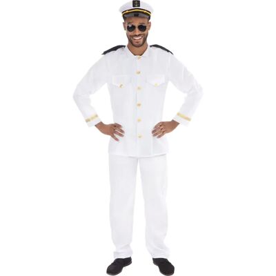 Bristol Novelty Ufficiale di Marina - Costume da Ufficiale Navale Bristol Novelty Ufficiale di Marina - Costume da Ufficiale Navale