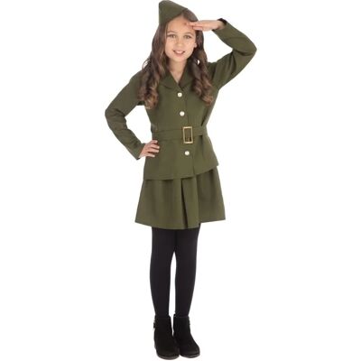 Déguisement de fille soldat WW2 Bristol Novelty - Vert - Publicité Déguisement de fille soldat WW2 Bristol Novelty - Vert - Publicité