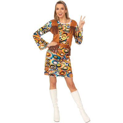 Bristol Novelty Model Orange Dress - Hippy/Mod Bristol Novelty Model Orange Dress - Hippy/Mod