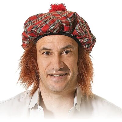 Herr tartankeps med ingefärshår - Keps Herr tartankeps med ingefärshår - Keps