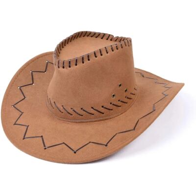 Bristol Novelty - BH425 - Marron - Unisex - Cowboy Hat - Publicité Bristol Novelty - BH425 - Marron - Unisex - Cowboy Hat - Publicité