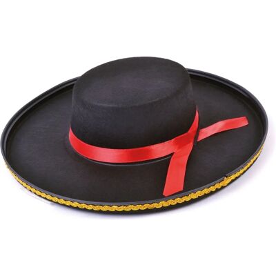 Chapeau en feutre unisexe Bristol Novelty BH514 - Style espagnol - Publicité Chapeau en feutre unisexe Bristol Novelty BH514 - Style espagnol - Publicité