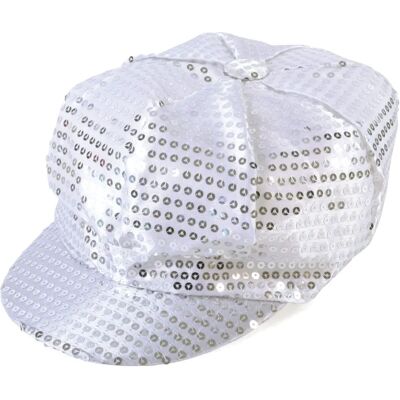 Cappello con paillettes nero Bristol Novelty - Costume di Halloween anni 80 Cappello con paillettes nero Bristol Novelty - Costume di Halloween anni 80