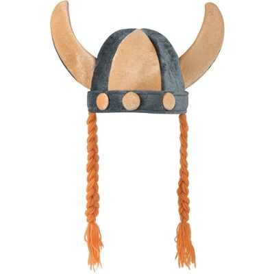 Casque Viking Bristol Novelty doux + tresses - Casque Viking - Publicité Casque Viking Bristol Novelty doux + tresses - Casque Viking - Publicité