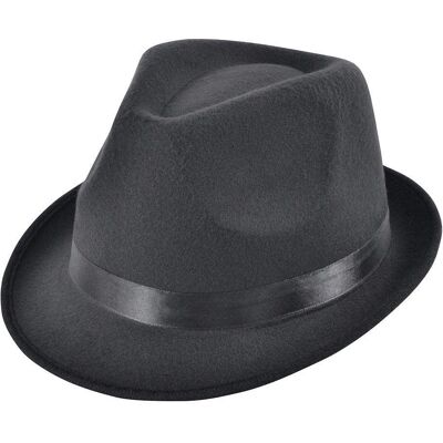 Bristol Novelty Män Blå Stil Hatt - Deluxe Hatt för Vuxna - Grå Bristol Novelty Män Blå Stil Hatt - Deluxe Hatt för Vuxna - Grå