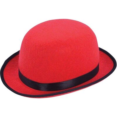 Bristol Novelty Bowler Hat Röd - Unisex - Vuxen Bristol Novelty Bowler Hat Röd - Unisex - Vuxen
