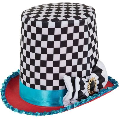 Kapelusz w kratę Mad Hatter od Bristol Novelty - Kapelusz Kapelusz w kratę Mad Hatter od Bristol Novelty - Kapelusz