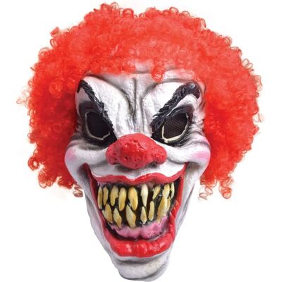 Bristol Novelty Maschera di Clown Horror Uomo con Capelli Rossi - Costume di Halloween Bristol Novelty Maschera di Clown Horror Uomo con Capelli Rossi - Costume di Halloween