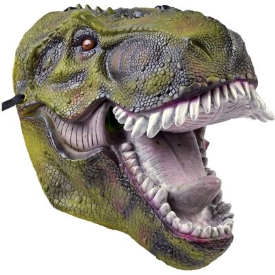 Bristol Novelty Dinosaur Pvc Erwachsenenmaske - Dinosaurier - Gummimaske - Orange Bristol Novelty Dinosaur Pvc Erwachsenenmaske - Dinosaurier - Gummimaske - Orange