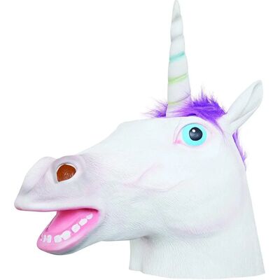 Maschera Unicorno Bristol Novelty BM549 - Maschera in lattice per adulti Maschera Unicorno Bristol Novelty BM549 - Maschera in lattice per adulti